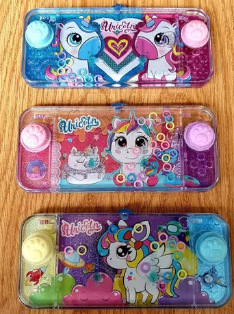 Juego de aros y agua